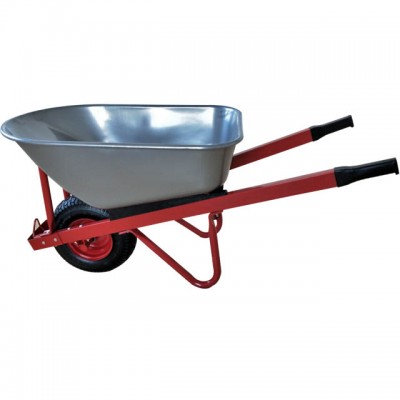 260kg load capacity galvanized tray large wheel 6.50-8  industrial Australia wheelbarrow