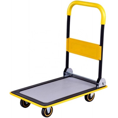 High quality PU wheels platform foldable hand truck trolley