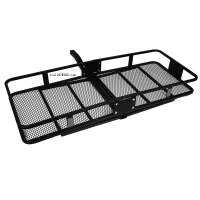 Heavy duty Hitch Mount Folding Cargo Carrier/Car Rear Luggage Rack Cargo Basket