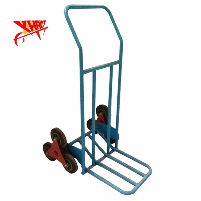 china six wheel foldable agricultural  hand trolley for climbing stairs