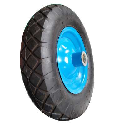 4-00-8 Pneumatic inflatable rubber wheel