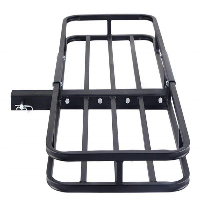 Heavy Duty Steel Cargo Carrier 500 LBS Luggage Basket 2" Receiver Hitch Hauler CL1001