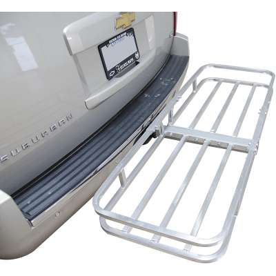 Folding Hitch Mount Cargo Carrier heavy-Duty Steel  Luggage Rack