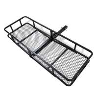 500lbs Cargo Carrier  Quality steel folding car rear hitch mount cargo carrier rack