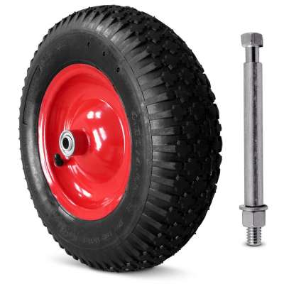 16inch 4.80/4.00-8  pneumatic air wheel for wheelbarrow trolly hand truck