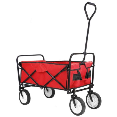 removable camping folding steel frame utility beach wagon cart XH1001